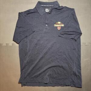 St Louis Cardinals 2011 World Series Champs Cutter & Buck Dry-Tec Polo XL Black